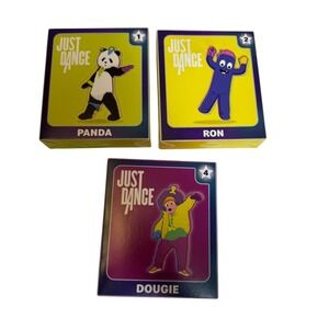 Just Dance Happy Meal Toys Panda Ron Dougie Collectible Kids Gift‎ FFT1